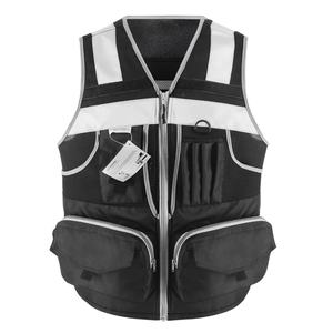 Chaleco de Seguridad Reflectante de Alta Visibilidad con Tiras Reflectantes, Ropa de Alta Visibilidad para Seguridad en Fábrica, Personalizable al por Mayor - Product Image 4