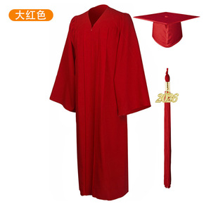 Robe de remise de diplôme universitaire Jing Zherui unisexe adulte Printemps 2026, uniforme scolaire transfrontalier avec étiquette et marqueurs - Product Image 3
