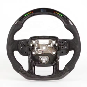 Volante Deportivo de Fibra de Carbono Forjado con Luces LED, Actualizado para Range Rover L322 L494 <span class=keywords><strong>Evoque</strong></span> Vogue <span class=keywords><strong>Svr</strong></span> Sport 2006 2011 2012 2013 2014 2015 - Product Image 2
