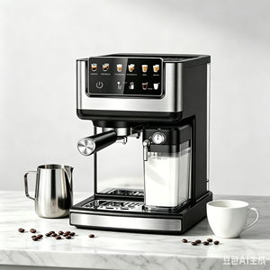เครื่องชงกาแฟเอสเพรสโซ่เชิงพาณิชย์ EU 2.0 ลิตร น้ำ 500 มล. นม  เครื่องทำกาแฟอัจฉริยะ ปั๊ม 15 บาร์  ฟองนมละเอียด - Product Image 4