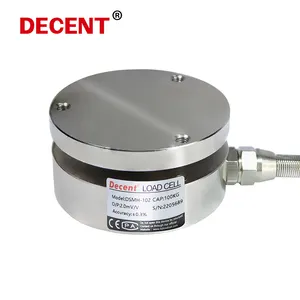 Caixa plana transdutor sensor de força da membrana, medição de estresse 50kg 500kg 2000kg, carga de 10ton, célula de toque de choque