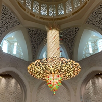 Lustre moderne turc marocain à perles, suspension dorée ajourée, luminaire décoratif pour hall d'hôtel, salle de banquet, villa, atrium, projets de décoration