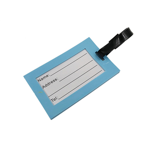 Etiquetas de Equipaje de Cuero PVC con Logotipo Personalizado de Fábrica, Diseño de Letras a la Moda, Venta Directa - Product Image 3