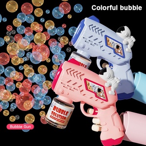 Máquina Automática para Hacer <span class=keywords><strong>Burbujas</strong></span>, Juguete para Niños, Pistola de <span class=keywords><strong>Burbujas</strong></span> Eléctrica de Astronauta para Juegos de <span class=keywords><strong>Burbujas</strong></span> al Aire Libre de Verano con Luces - Product Image 2