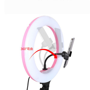Nouveauté 2020 AL-33 Anneau lumineux pour selfie de 13 pouces avec trépied et télécommande <span class=keywords><strong>sans</strong></span> <span class=keywords><strong>fil</strong></span> pour diffusion en direct/maquillage - Product Image 4