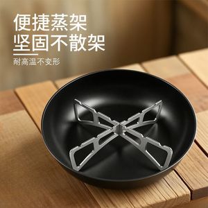 Rejilla plegable para vaporizar, de acero inoxidable, resistente al calor, para cocinar verduras y alimentos al vapor - Product Image 1