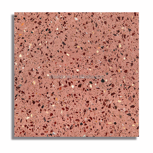 Chất lượng cao nhân tạo đá đỏ terrazzo gạch hiện đại sân thượng thiết kế terrazzo slab đá - Product Image 6