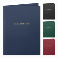 Carpeta Profesional para Declaración de Impuestos A4 de 2 Bolsillos, Personalizada con Impresión, para Clientes de CPA, para Entrega de Documentos de Oficina Contable