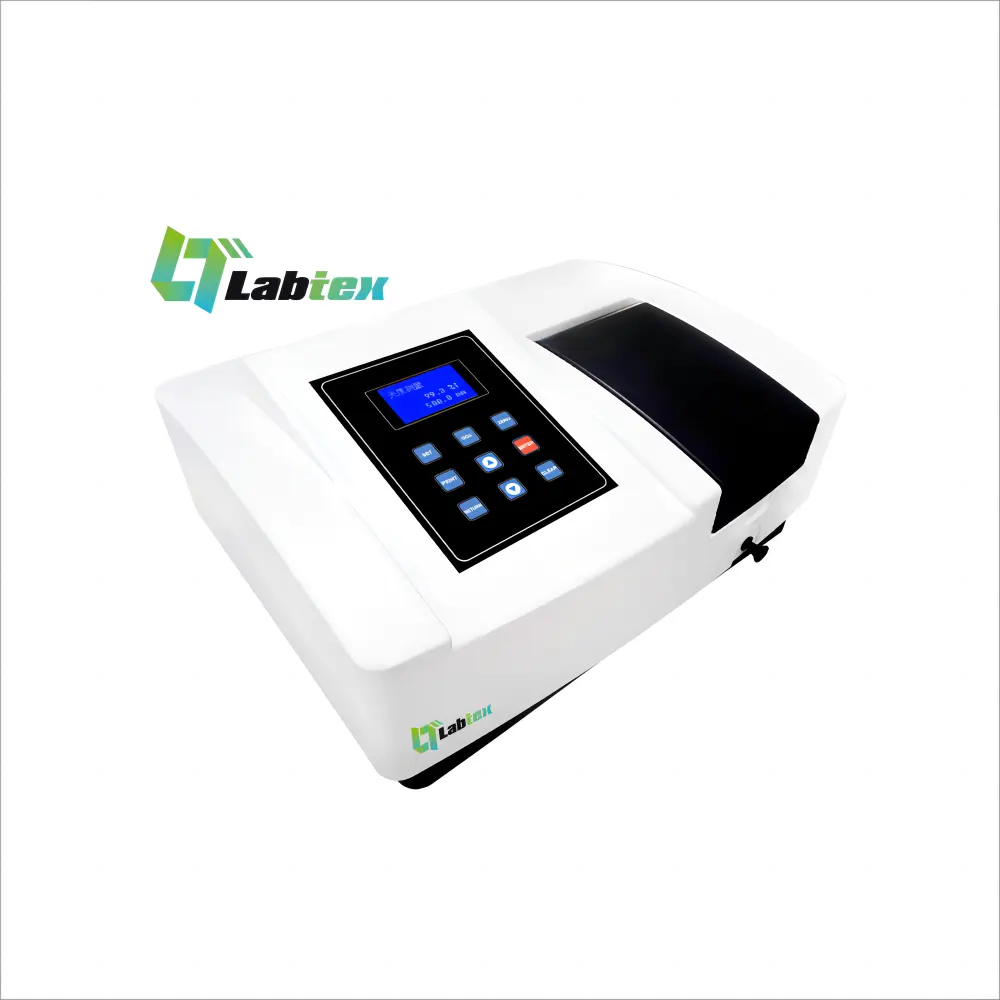 LABTEX 4nm UV/VIS Espectrofotómetro de doble haz China Espectrofotómetro portátil UV-visible Dispositivo de laboratorio UV/VIS