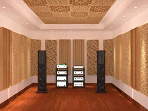 Sound Diffuser Ceiling Theater Solid Wood Acoustic Panel Skyline Acoustic Diffuser Plates Studio Soundproofing