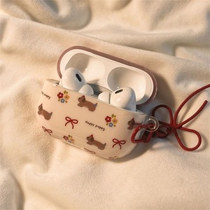 BP070 Funda Protectora para Auriculares <span class=keywords><strong>AirPods</strong></span> <span class=keywords><strong>Pro</strong></span> de <span class=keywords><strong>1</strong></span>ª, 2ª, 3ª y 4ª <span class=keywords><strong>Generación</strong></span>, Estilo Coreano con Lazo y Corazón, para Mujeres - Product Image 3
