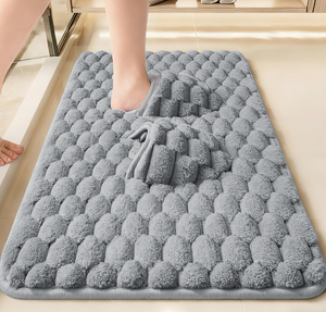 Alfombra de Baño Ultra Suave de Espuma Viscoelástica DaiRui, Antideslizante, Absorbente, de Felpa con Burbujas, Lavable a Máquina - Product Image 1