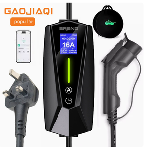 Nuevo Cargador Portátil para Vehículos Eléctricos Tipo 2 de 7kW, Pistola de Carga para Vehículos Eléctricos de Nivel 2 con Pantalla LCD para Uso Doméstico y de Viaje - Product Image 2