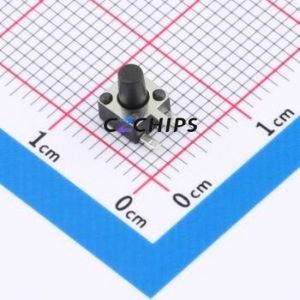 TSC017A06026B Tactile Switch Through hole Component (THT) Switch Round Button 2.6N Right Angle Insert 4.5mm - Product Image 1