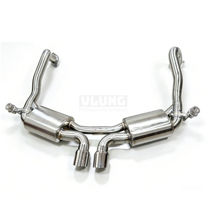 ระบบท่อไอเสียแบบ Cat Back สำหรับวาล์วไอเสียสมรรถนะสูงของ <span class=keywords><strong>Porsche</strong></span> Boxster <span class=keywords><strong>Cayman</strong></span> 987.1 <span class=keywords><strong>2.7</strong></span> ปี 2004-2005 ทำจากสแตนเลส - Product Image 1