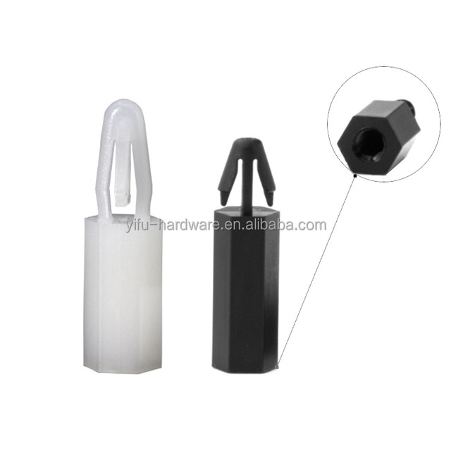 Factory Direct Nylon Plastic 4mm Hole Diameter Pc Board Spacer Pcb Standoff Plastic Miniature Support Post