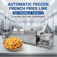 Línea de Producción de Papas Fritas Congeladas con Túnel de Congelación Rápida IQF e Integración de Cadena de Frío para Procesamiento de Papas de Grado Exportación