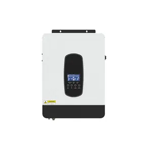 DC12V Touch Button 230VAC Dual Output On Off Grid 80A MPPT Power Charger Controller 2KW Hybrid Solar Inverter