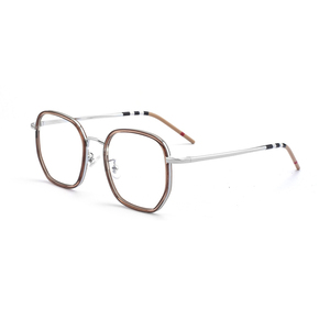 Chất lượng cao hợp thời trang cổ điển tr + kim loại quang Khung kính TR 90 khung hình đầy màu sắc phong cách khung - Product Image 1