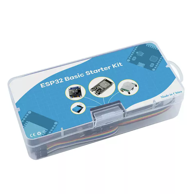 ESP32 Starter Kit - Complete Development Bundle with ESP-32S WiFi/Ble Module Sensors & Tutorials for IoT Projects