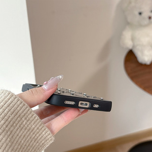 เคสโทรศัพท์ลายดอกไม้รูปหัวใจผูกโบว์ สำหรับ iPhone 17 รุ่น 16 Pro Max ดีไซน์สร้างสรรค์และมีสไตล์แบบยุโรปและอเมริกา - Product Image 6