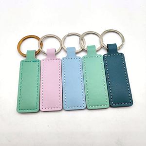 Porte-clés en cuir PU personnalisé, mini porte-clés créatif et accessoire pour clés de voiture, idéal pour les cadeaux promotionnels et la promotion de la marque d'entreprise - Product Image 2