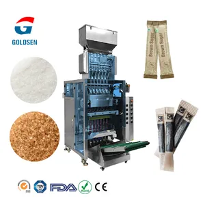 Automatic vertical multilane multi track 5 way 10 lanes packaging machine 2g 5g 8g sugar stick sachet packing machine