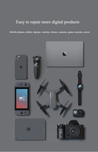 Jinkun 44 en 1, tournevis sans fil rechargeable de qualité professionnelle pour la réparation de téléphones et d'ordinateurs portables, avec batterie au lithium, perceuse - Product Image 5