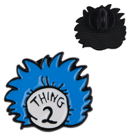 Fabricant Halloween émail doux mignon personnage de dessin animé épinglette badge en vrac assorti kawaii anime personnalisé épingle en émail pour chapeau
