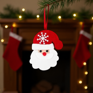 Adorno Navideño con Cabeza de Santa Claus Ilan, 7x10mm, Decoración Navideña - Product Image 2