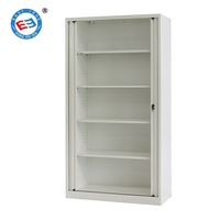 Design moderne en métal de stockage en acier bureau classeur de porte de volet roulant