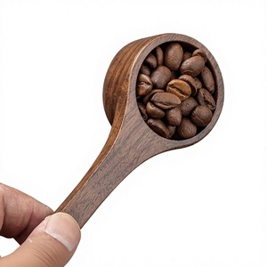 Cuillère à café en bois réutilisable et écologique au design classique, manches longs et courts, finition miroir pour le thé/le café, utilisation en cuisine - Product Image 3