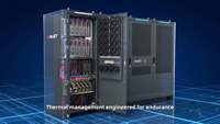 Système de charge DC split INJET 480-1920kW, refroidissement air/liquide, CCS2 300A, ISO 15118-2, gestion à distance, nouvelle station de charge Mega