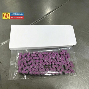 Cadenas de Bicicleta y Motocicleta Naranjas de <span class=keywords><strong>118</strong></span> Eslabones de Alta Calidad <span class=keywords><strong>520</strong></span>, Directo de Fábrica QJ - Product Image 3