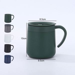 Custom logo Promotional Business Gift Vacuum Office Double Wall Insulated <b>Coffee</b> Cup 12oz Stainless Steel <b>Coffee</b> Mug Wiht Handle - Product Image 4