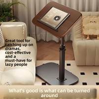 Table basse pivotante et relevable pour salon et chambre à coucher, petite table de chevet avec étagère, mobilier de maison