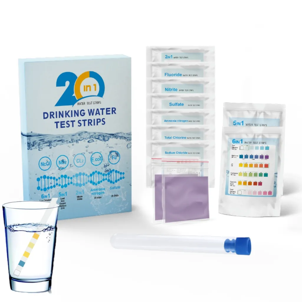 Питьевая вода, бытовая вода, выбор 20 в 1, тест качества воды, несколько тестов качества воды