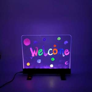 专业制造商的<span class=keywords><strong>LED</strong></span>照明标牌，用于商店广告低价桌子<span class=keywords><strong>LED</strong></span>写字板 - Product Image 1