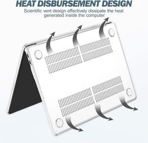 Cover <span class=keywords><strong>Custodia</strong></span> Rigida in Plastica Trasparente Cristallo per <span class=keywords><strong>MacBook</strong></span> <span class=keywords><strong>Air</strong></span> <span class=keywords><strong>13</strong></span>, <span class=keywords><strong>13</strong></span>.6, 15, 15.3 Pollici e Pro 14, 14.2, 16, 16.2 Pollici M4 M3 M2 M1 - Product Image 5