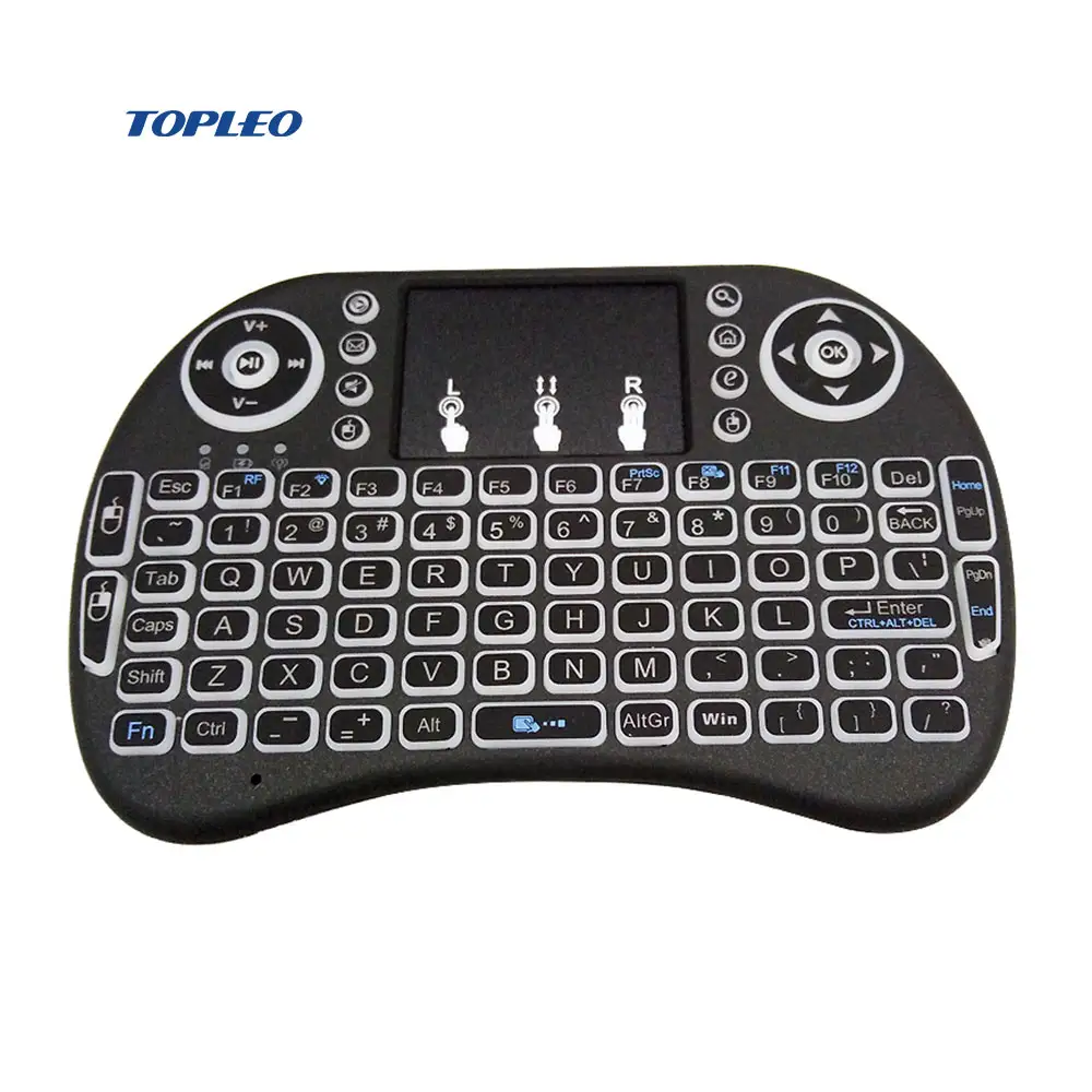 Mini-clavier sans fil i8 rétroéclairé, modèle original, ordinateur PC et portable, Raspberry Pi 2