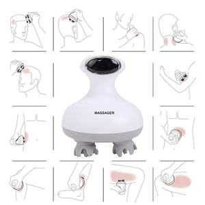 Commercio all'ingrosso IPX7 Impermeabile Senza Fili Tenuto In Mano Portatile LCD Elettrico del Cuoio Capelluto Vibrazione 3D <span class=keywords><strong>Testa</strong></span> Massaggiatore - Product Image 5