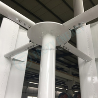Smaraad SHN 20KW lames en alliage d'aluminium VAWT pas de bruit générateur d'éolienne à axe Vertical à haute efficacité