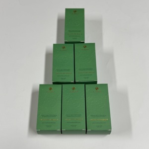 Boîte en papier texturé en <span class=keywords><strong>lin</strong></span> avec logo en feuille d'or boîtes d'emballage cosmétique boîtes à cosmétiques à motif <span class=keywords><strong>de</strong></span> gaufrage - Product Image 5