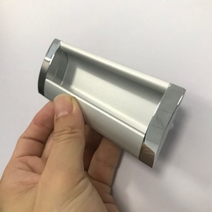 キッチンキャビネット家具引き出し金属隠しプルハンドルアルミ + 亜鉛合金 - Product Image 3