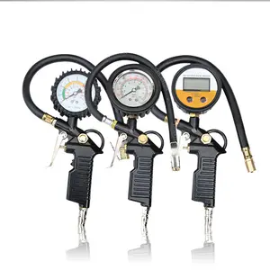 Chất lượng cao Máy nén khí bơm di động cầm tay xe lốp đo áp suất Inflator 200 PSI công cụ sửa chữa phụ kiện