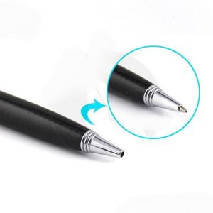 Stylo bille élégant rouge et noir en métal, stylo rétractable de direction pour cadeaux d'affaires et usage professionnel - Product Image 4