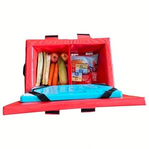 Bolsa Térmica para Entrega de Comida Caliente, Portátil, Aislada, de PVC y PU, con Logotipo Personalizado, 600D, para Almuerzo - Product Image 6