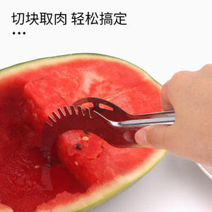 Cortador de sandía de acero inoxidable multifunción, divisor de frutas para sandía y cantalupo con cuchilla reforzada - Product Image 4