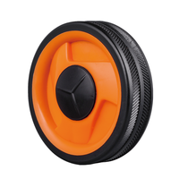 Roue en plastique 110mm, roues auxiliaires de vélo Pvc Smali, roue de support de vélo pour glacière, chariot universel