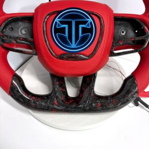 Volant en fibre de carbone pour <span class=keywords><strong>Dodge</strong></span> Charger Challenger Hellcat Charger Durango SRT <span class=keywords><strong>RT</strong></span> GT, accessoires de voiture - Product Image 5